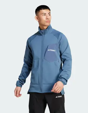 Adidas TERREX XPERIOR MEDIUM FLEECE FULL ZIP JACKET. 2