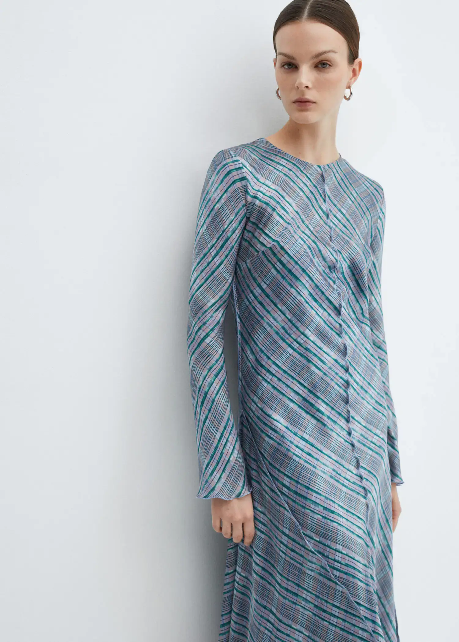 Mango Seam printed dress. 1
