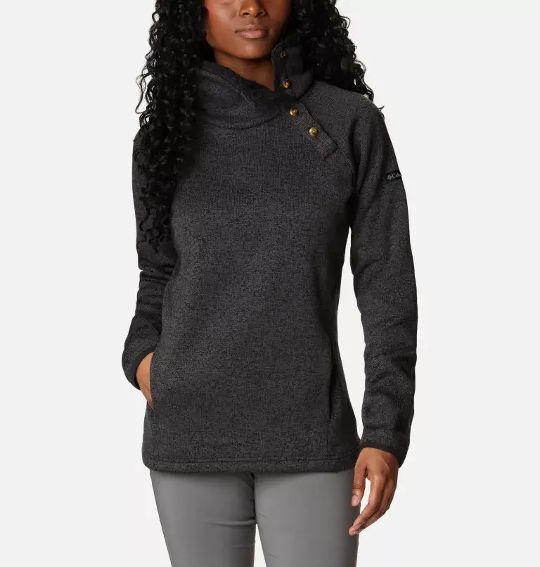 Columbia Women's Sweater Weather™ Sherpa Hybrid Pullover. 1