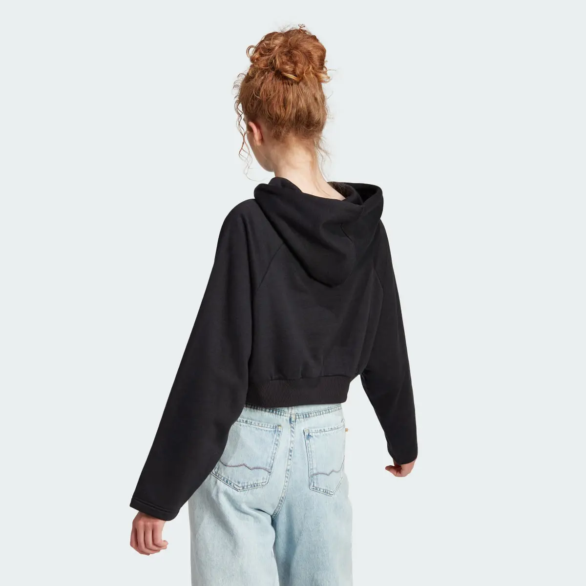 Adidas The Safe Place Crop Hoodie. 3