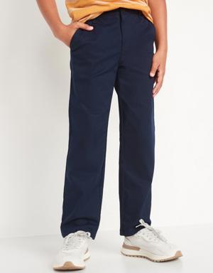 Old Navy Straight Uniform Pants for Boys blue