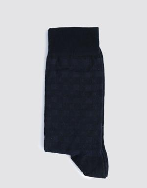 Damat Lacivert Çorap