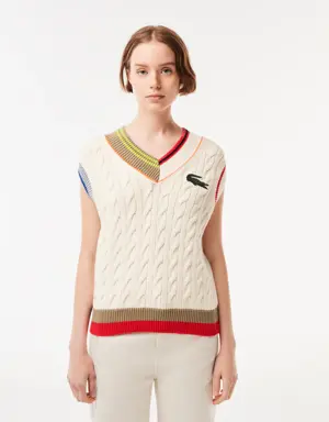 Women’s Cable Knit Sweater Vest