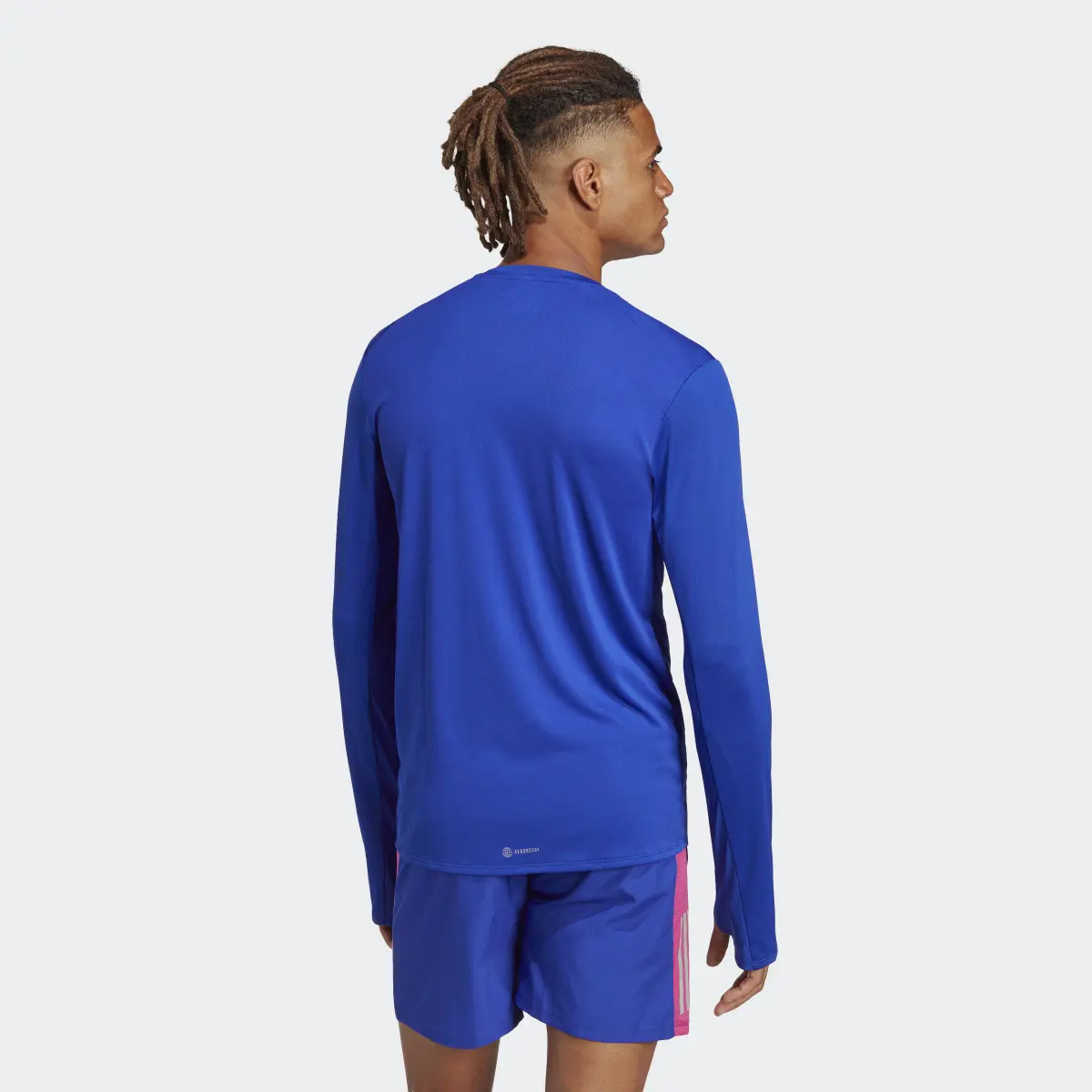 Adidas Fast Long Sleeve Engineered Running Tee. 3