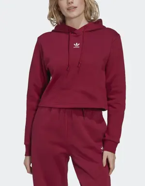 Adidas Sweat-shirt à capuche court en molleton Adicolor Essentials