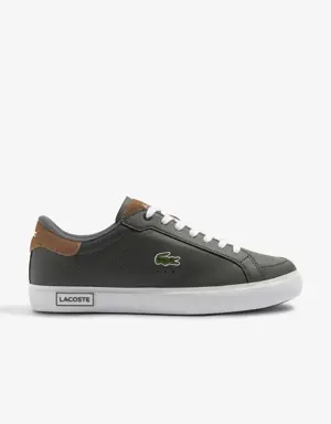 Men's Powercourt Leather Trainers