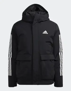 Adidas Utilitas 3-Stripes Hooded Jacket (Gender Neutral)