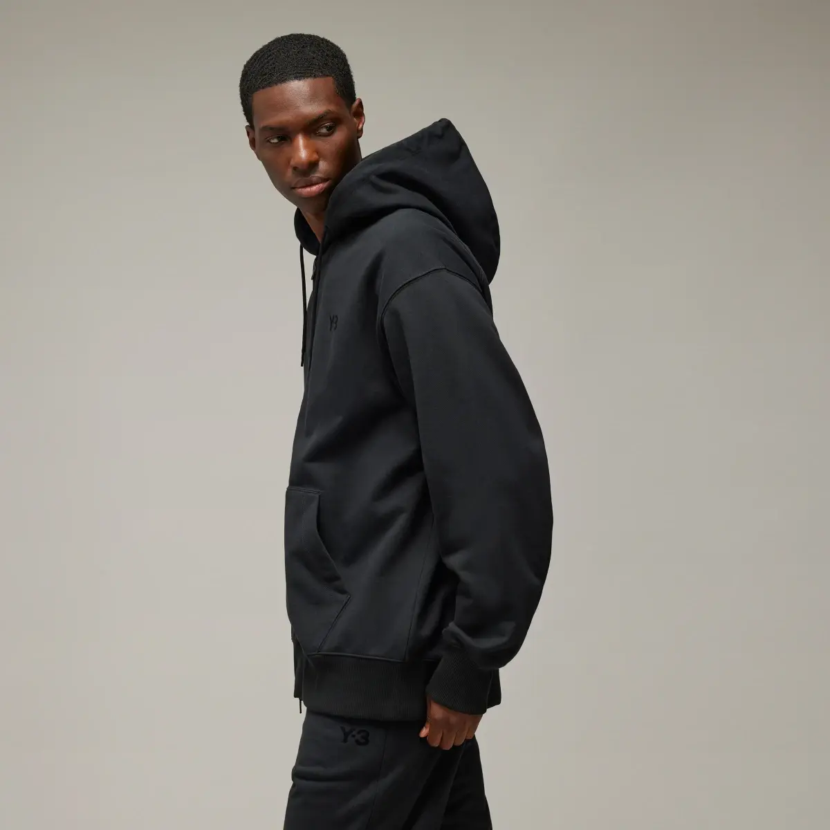 Adidas Y-3 French Terry Zip Hoodie. 2