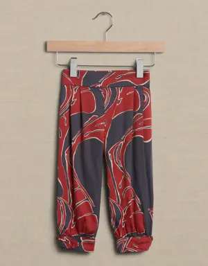 Arabella Tie-Hem Pant for Toddler red