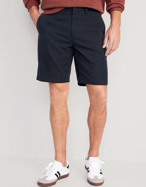 Old Navy Slim Ultimate Tech Chino Shorts -- 9-inch inseam blue