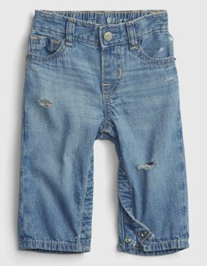 Baby Organic Cotton '90s Loose Jeans blue