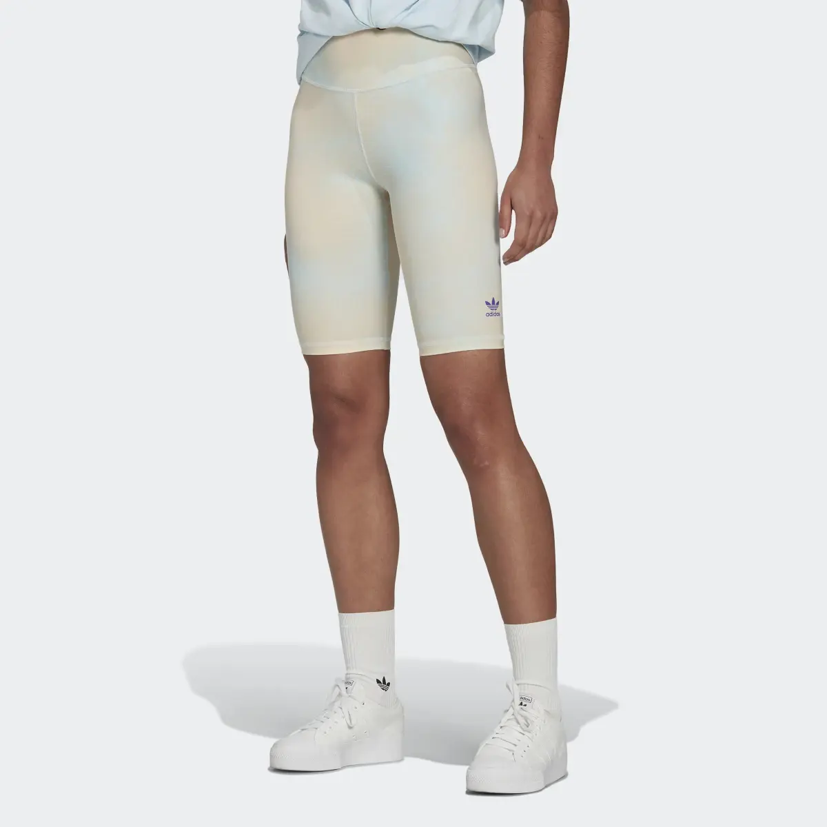 Adidas Allover Print Bike Leggings. 1