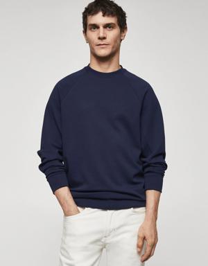 Lightweight cotton sweatshirt