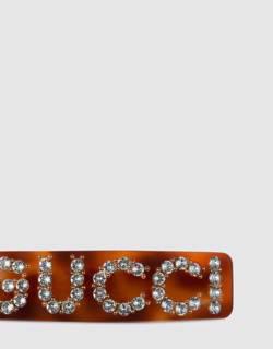 Crystal Gucci single hair clip