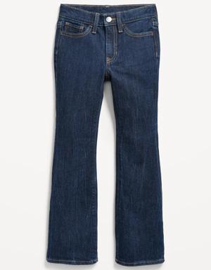 Built-In Tough High-Waisted Flare Jeans for Girls blue