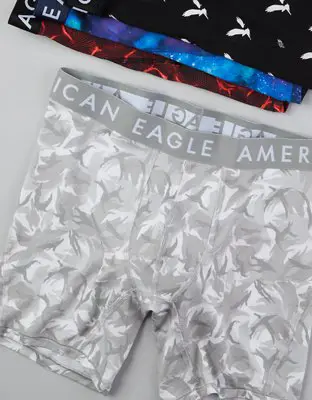 American Eagle O Grayscale 6" Ultra Soft Boxer Brief. 2