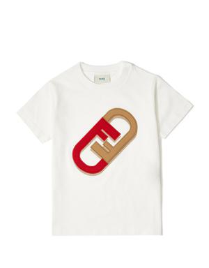 Bej Logolu Erkek Çocuk T-shirt