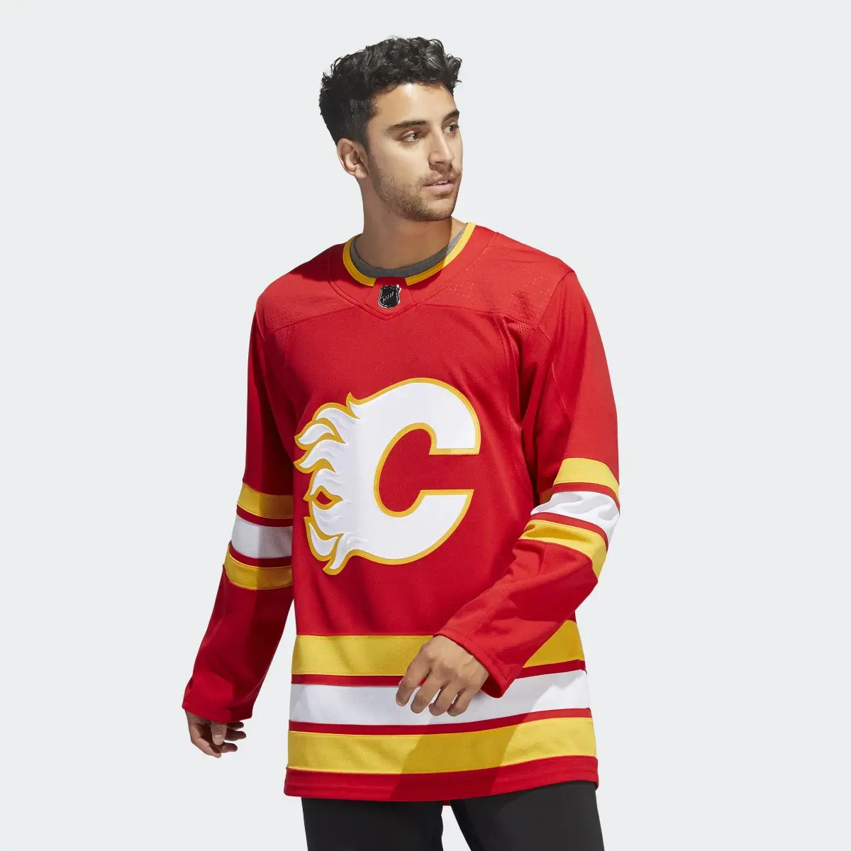 Adidas Flames Home Authentic Jersey. 2