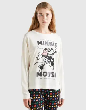 minnie mouse sweater in cotton blend