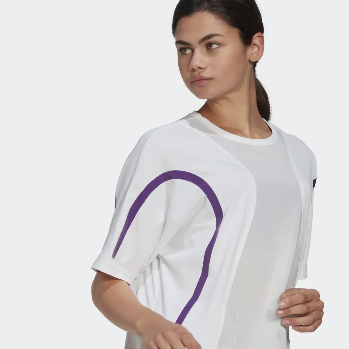Adidas T-shirt Larga para Running TruePace adidas by Stella McCartney. 1