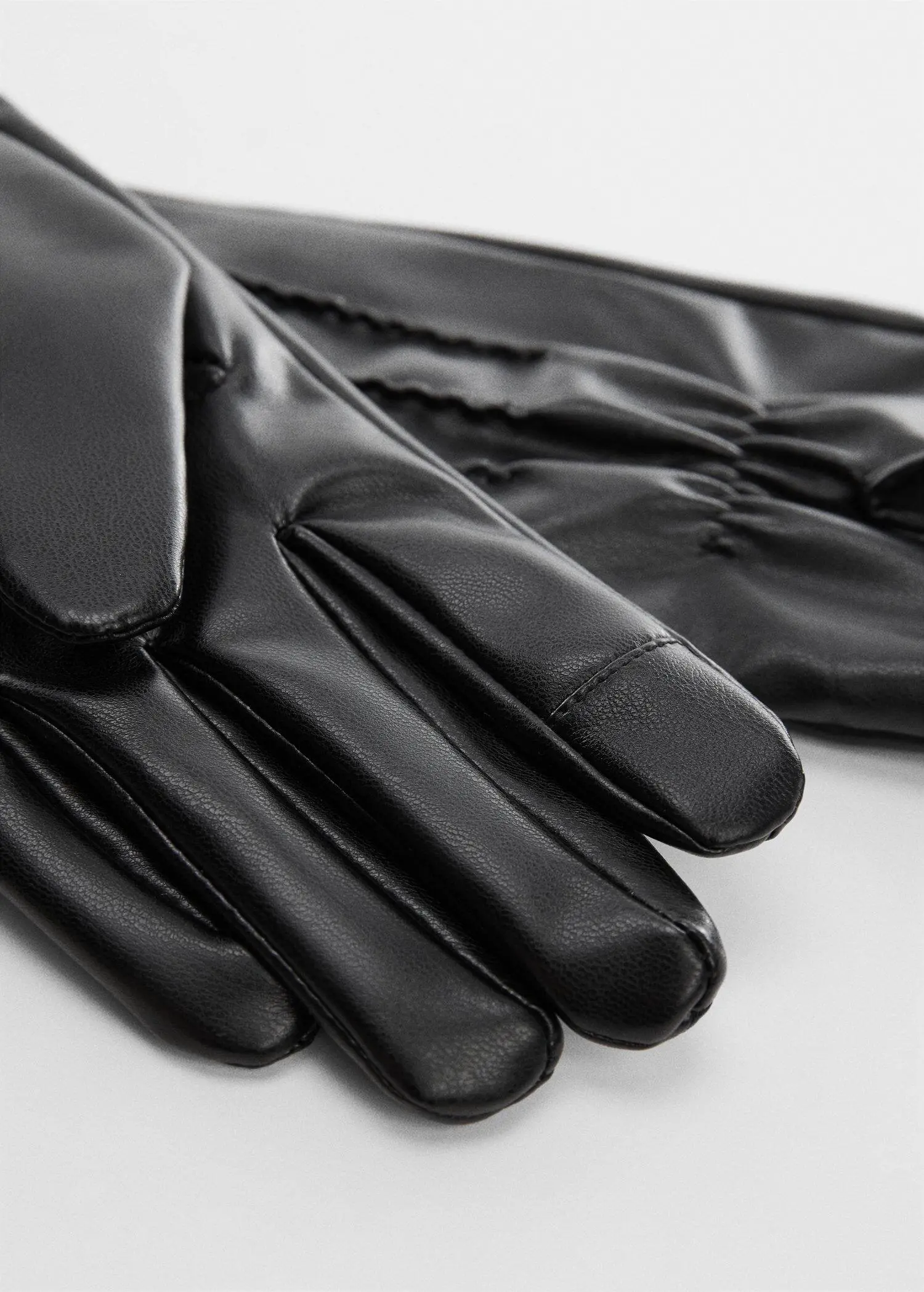 Mango Gloves with decorative seam . 2