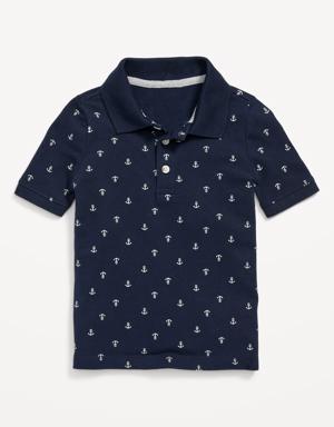 Old Navy Printed Polo Shirt for Toddler Boys multi