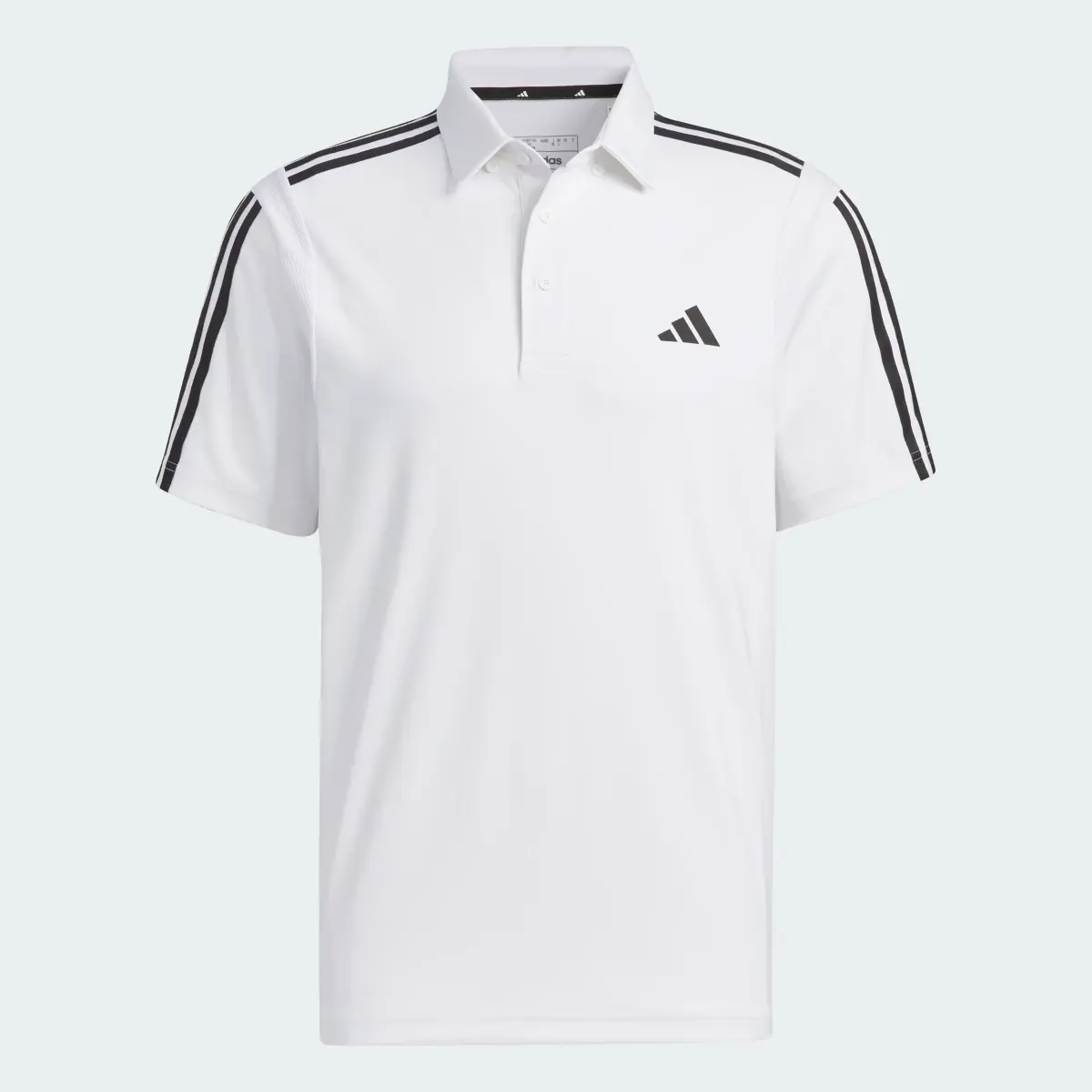 Adidas HEAT.RDY 3-Stripe Short Sleeve Polo Shirt. 1