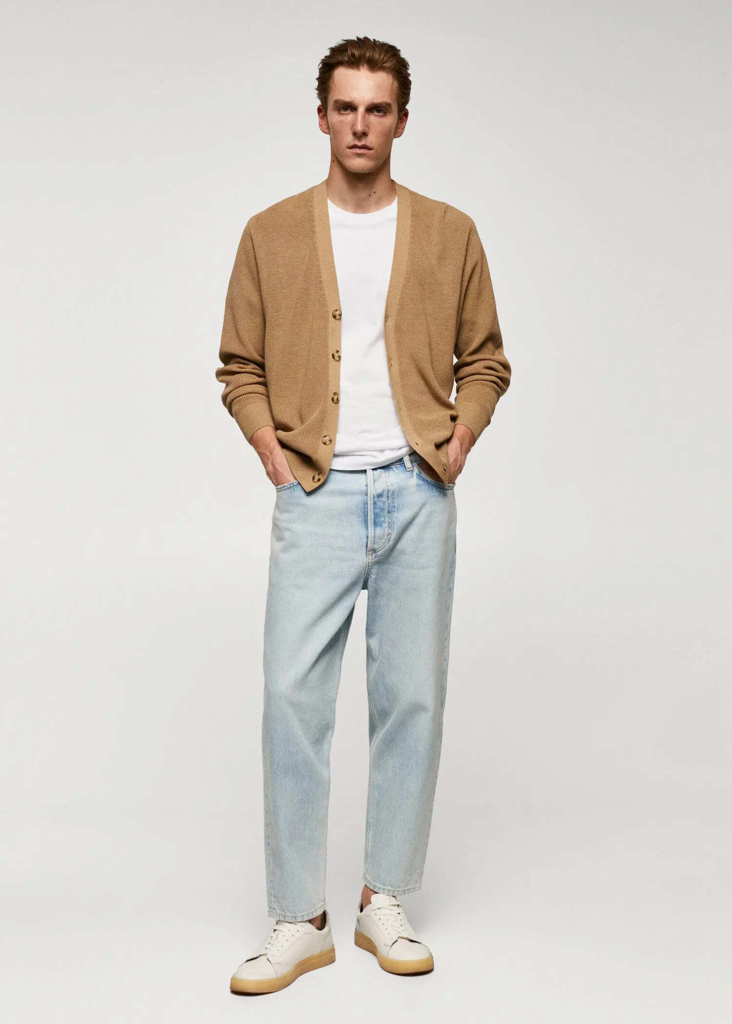 Mango Tapered-Loose-Fit-Jeans in Cropped-Länge. 3