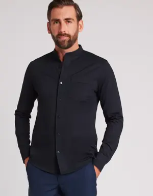 City Tech Collarless Shirt Standard Fit