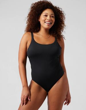 Athleta Hermosa One Piece Swimsuit black