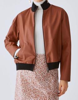 Straight Cuff Bomber Jacket