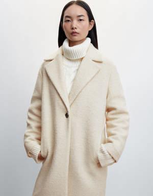 Terry wool coat