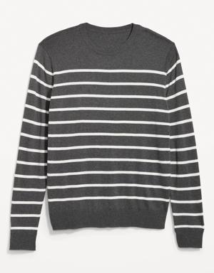 Crew-Neck Pullover Sweater gray