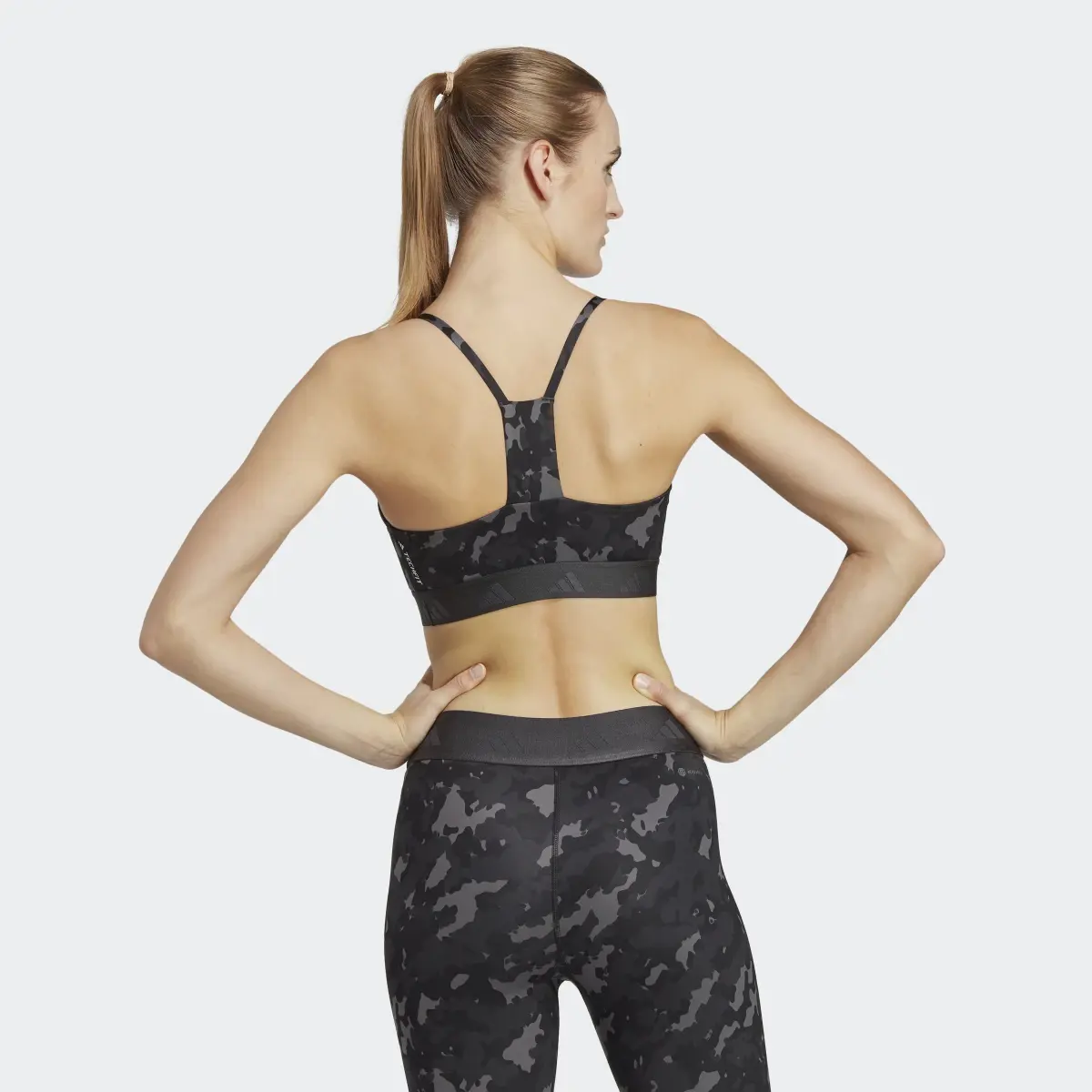 Adidas Brassière Aeroreact Training Techfit Maintien léger. 3