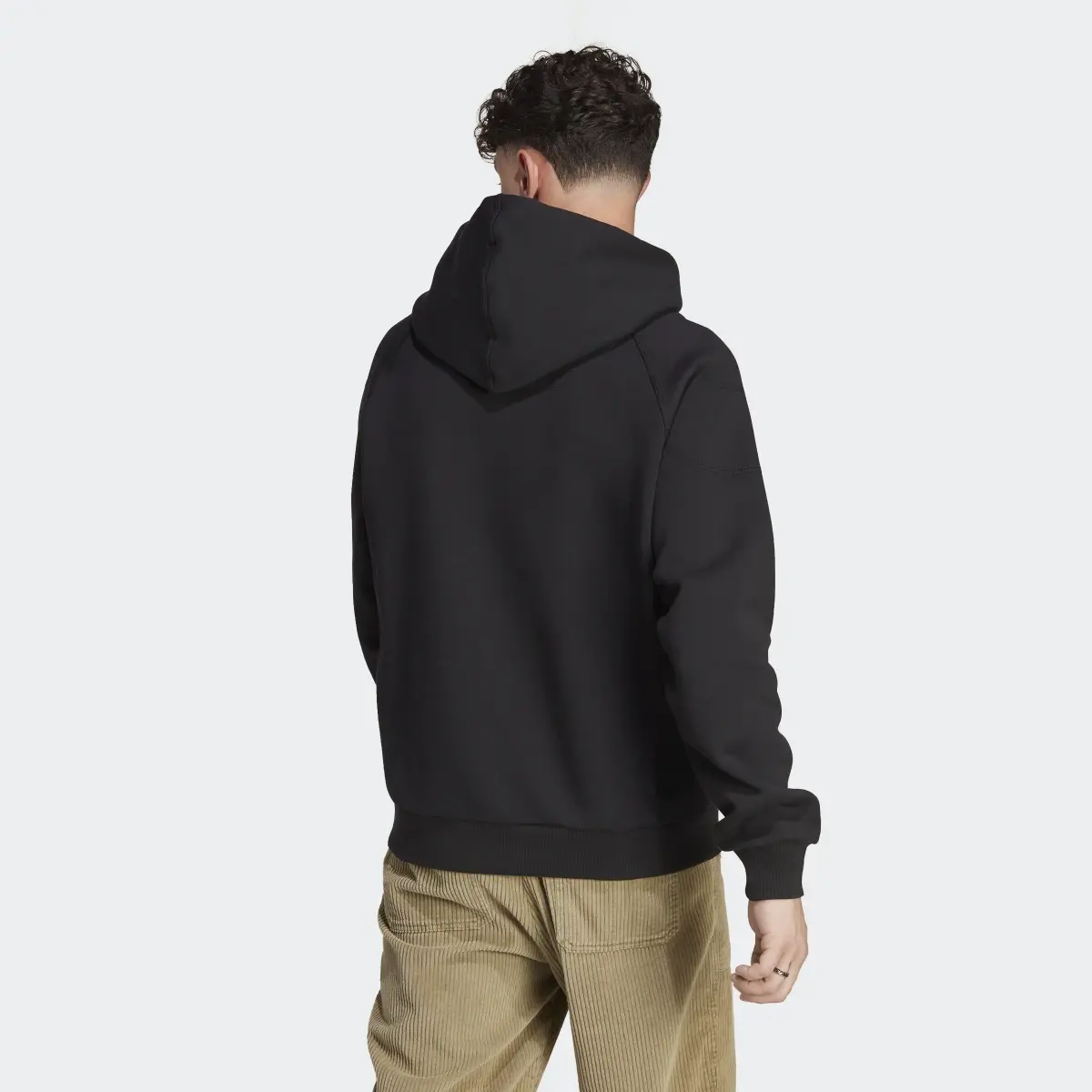 Adidas Lounge Fleece Hoodie. 3