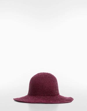 Natural fiber hat