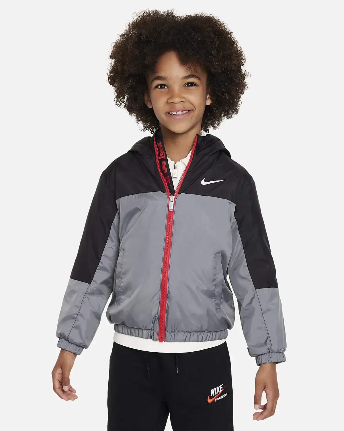 Nike Fleece Lined Woven Jacket. 1