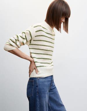 Mango Lurex stripes sweater