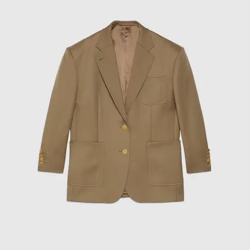 Gucci Wool jacket with Horsebit. 1