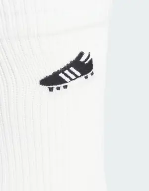 Chaussettes à motif chaussure de football brodé