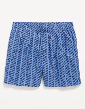Old Navy Printed Soft-Washed Boxer Shorts for Men -- 3.75-inch inseam multi