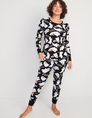 Old Navy Maternity Matching Halloween Pajama Set black