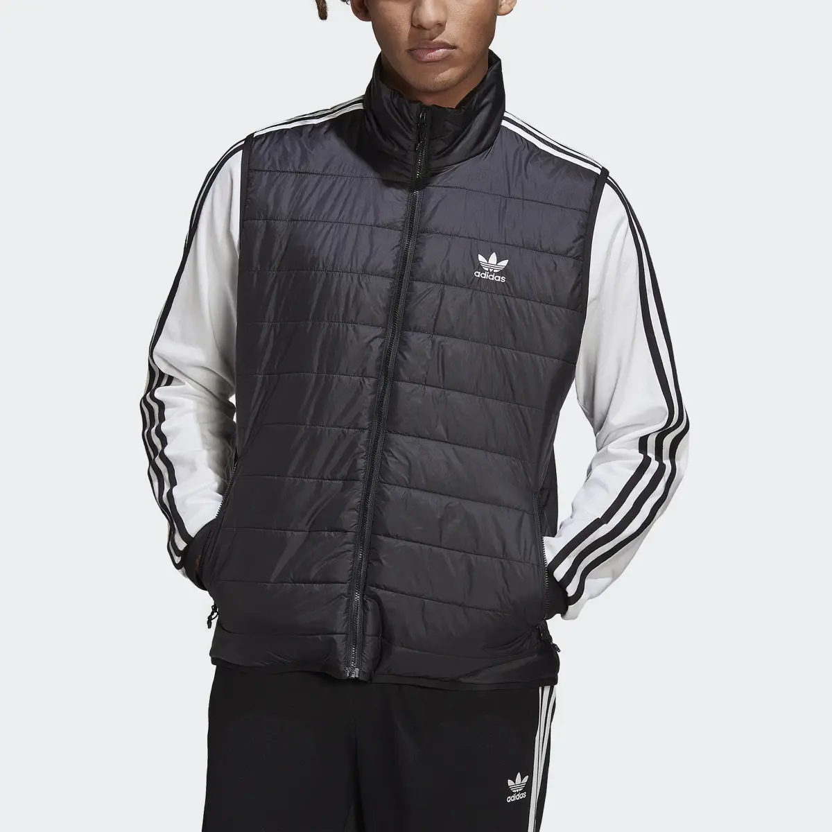Adidas Padded Stand Collar Puffer Vest. 1