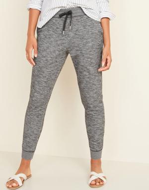 Mid-Rise Vintage Street Joggers for Women gray