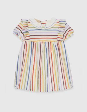 Baby striped cotton dress