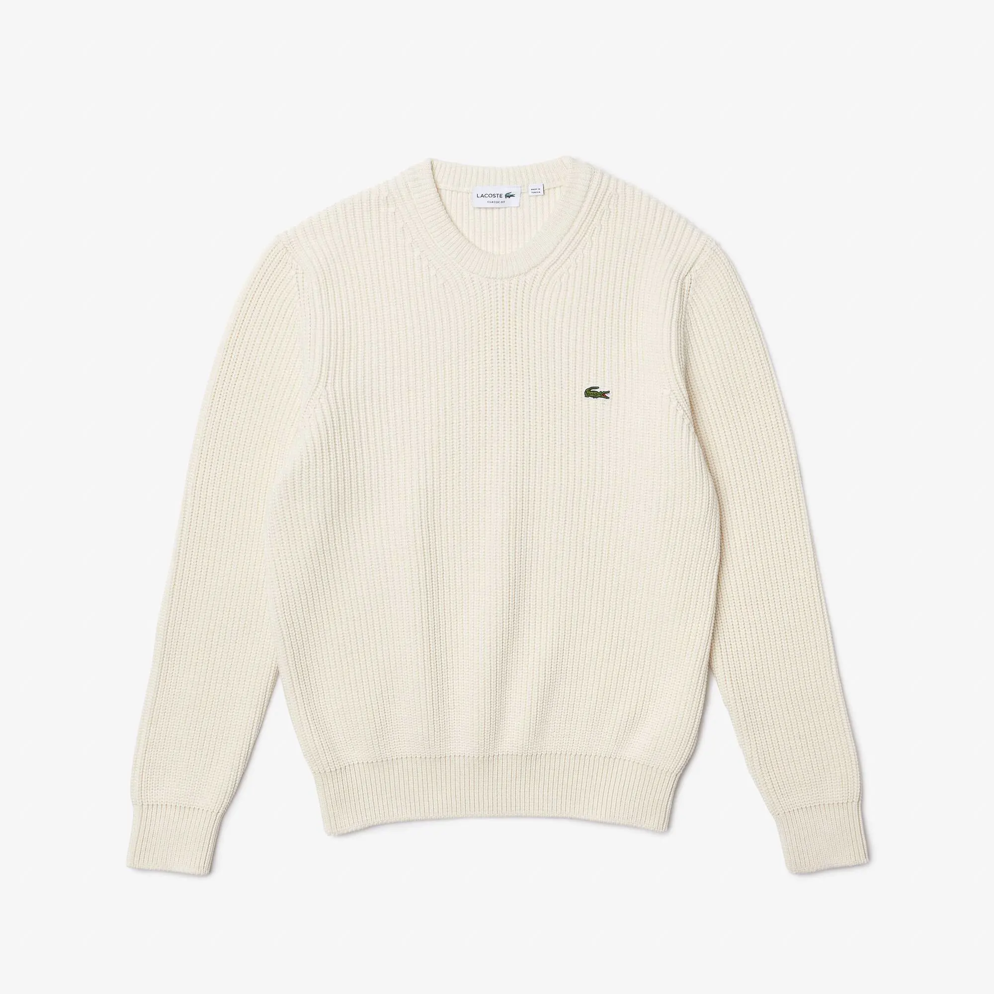 Lacoste Men's Lacoste Classic Fit Crew Neck Organic Cotton Sweater. 2