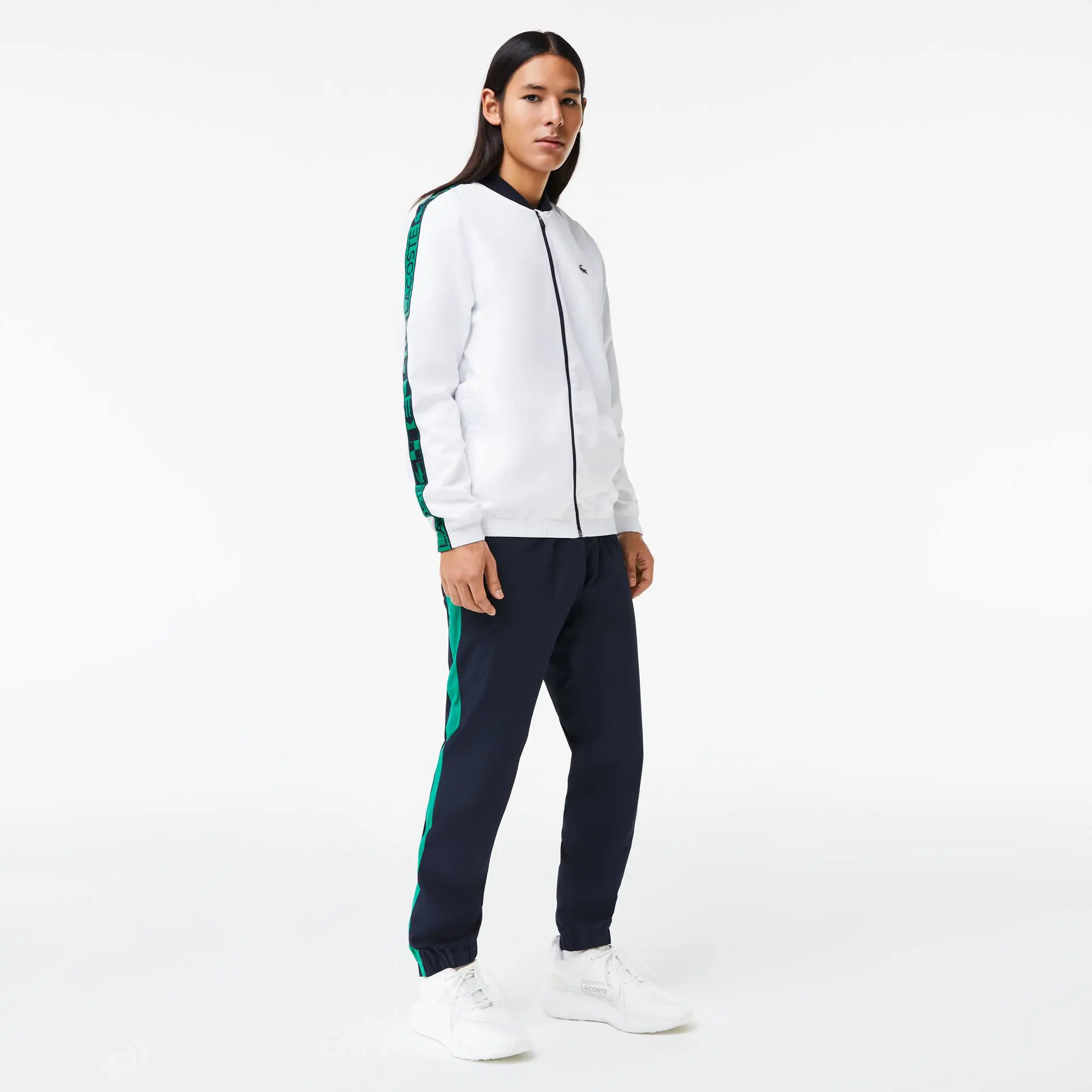 Lacoste Men's Lacoste SPORT Logo Stripe Tennis Tracksuit. 1