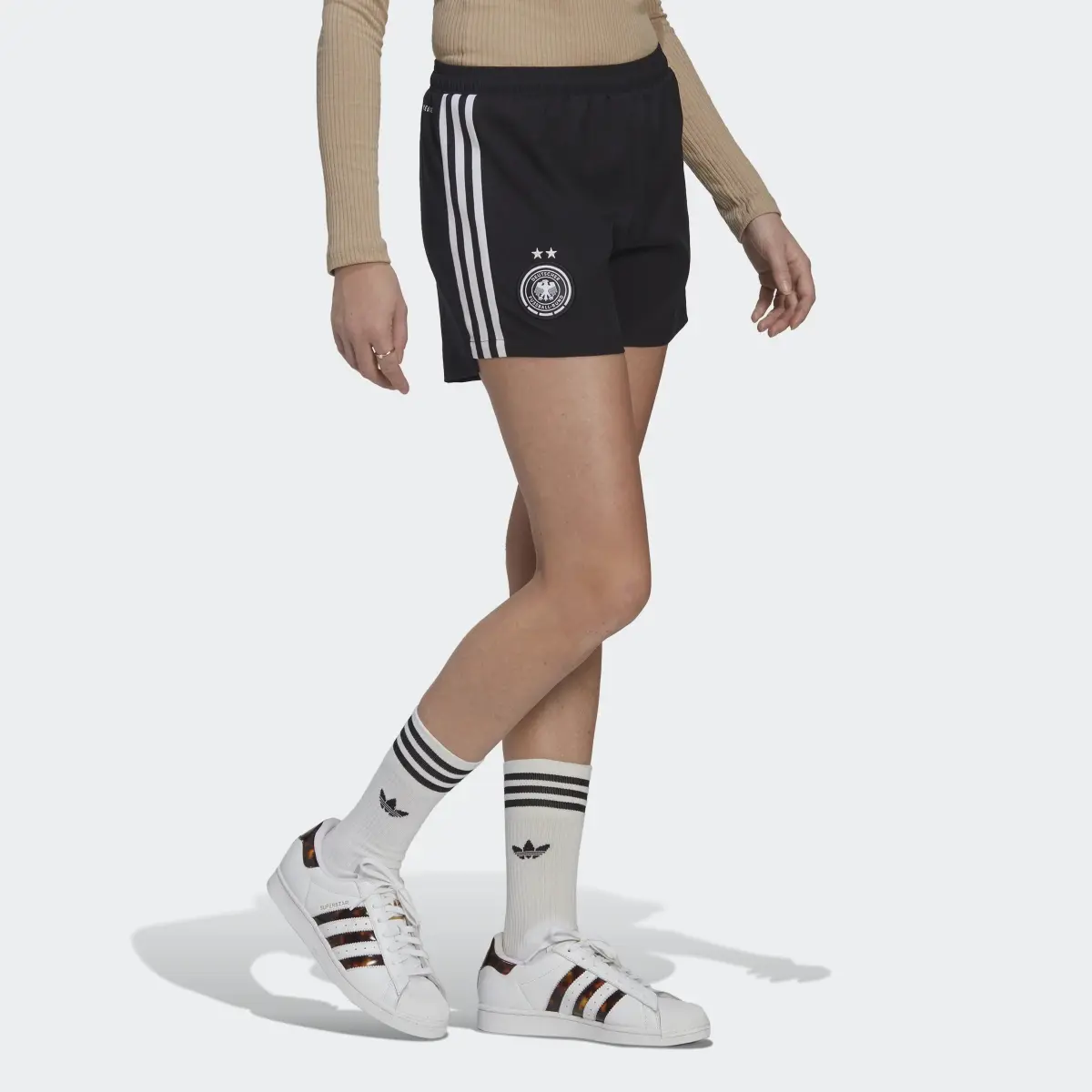 Adidas Germany 21/22 Home Shorts. 1