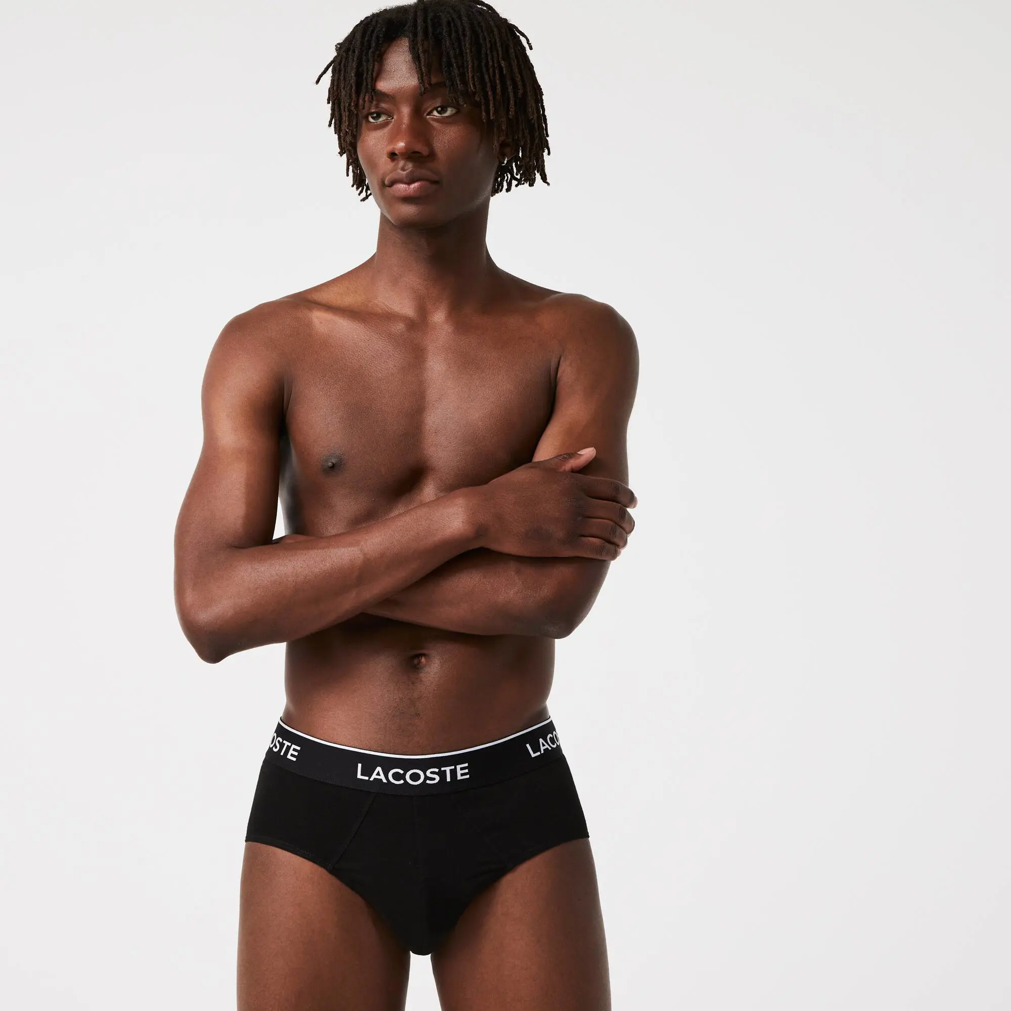 Lacoste Men's 3-Pack Briefs. 1 Lacoste Men's 3-Pack Briefs. 1