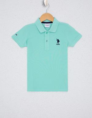 Erkek Çocuk Mint Polo Yaka T-Shirt